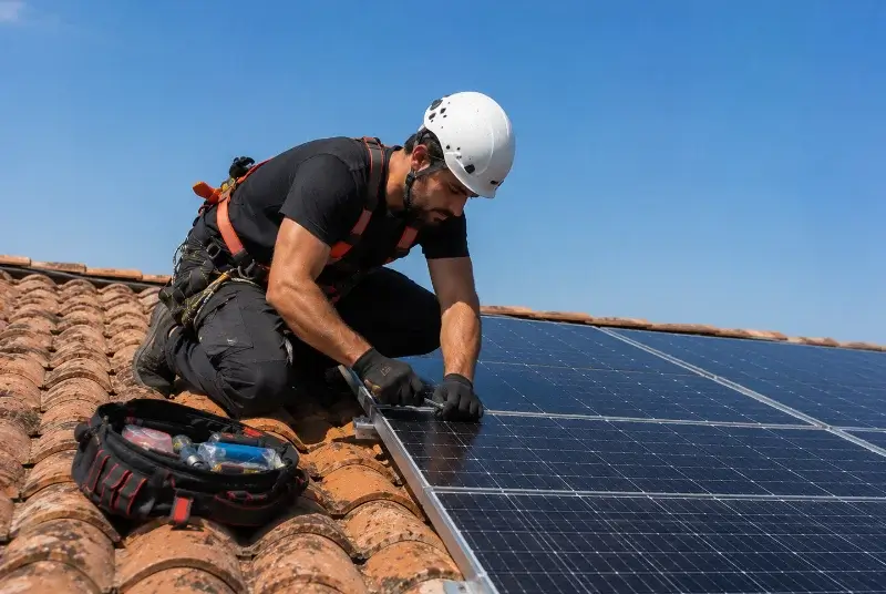 Maintenance et monitoring de panneaux solaires à Ventenac-Cabardès